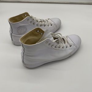 Converse White Leather Sneakers